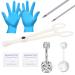 QWALIT Belly Button Piercing Kit Belly Piercing Kit Body Piercing Kits for All Piercings 3-stainless steel-jewejry