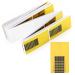 G2PLUS Nail Forms for Gel Builder - 100PCS Paper Nail Forms for Gel Nails - Gold Nail Extension Sticker Forms - Self-adhesive Nails Paper Forms for Nail Extension