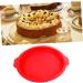 MAGICLULU 1pc Silicone Baking Bread Baking Pan Round Cookie Cookie Cutters Silicone Molds Cake Shop Muffin Top Pans Silicone Mold for Cake Round Cake Pans Chocolate Birthday Cake 31 X28.5CM Red - Buy Online on SooperMarket.com