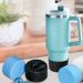 Heat Resistant Silicone Cup Sleeve Set Slip Straw Cap Water Bottle Boots Silicone Straw Cover Friendly Cup Accessories for Home Office Travel Travel - Buy Online on SooperMarket.com