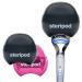 Men and Women Safety Razor Holder - Clip-On Cover Anti-Rust Blade Razor Protector Travel Size (2 Pk black, pink) 2 Pk (black, pink)