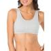Fruit of the Loom Women's Tank Style Sports Bra Value Pack - Black/White/Heather Grey - 4-Pack - Size 42 - Buy Online on SooperMarket.com