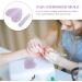 FOMIYES 1pc Nail Stickers Nail Art Bending Tool Nail Bending Nail Sticker Press Embossing Tool Metal Frame Bending Nail Art Nail Decoration 3d Japanese Resin Purple 5x5.5cm Purple - Buy Online on SooperMarket.com
