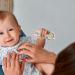 Jomewory Baby Forage Station - Pink Bite Ring for Hand Eye & Mouth Coordination Training - Buy Online on SooperMarket.com