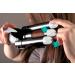 Alure 3 Barrel Curling Iron - 1 Ceramic Tourmaline Wand with LCD Display & Dual Voltage - BlackWhite - Buy Online on SooperMarket.com