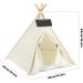 Pet Teepee Dog & Cat Bed with Cushion & Blackboard Chalk | Cozy Pet Tents & Houses - Buy Online on SooperMarket.com
