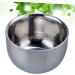 Buy Housoutil Stainless Steel Shaving Bowl | Shave Bowl with Lids for Shaving Cream & Soap | Perfect Mixing Bowl for Rich Lather - Buy Online on SooperMarket.com