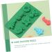 Abaodam 2pcs Christmas Cake Mold Silicone Chocolate Molds Mini Marshmallows for Hot Chocolate DIY Cake Mold - Buy Online on SooperMarket.com