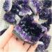 Stone Crafts Purple Feng Shui Natural Amethyst Crystal Quartz Drusy Geode Cluster Stone Decoration Ornament kaixun 1PC 40g-55g - Buy Online on SooperMarket.com