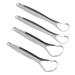 Adult Tongue Scraper  Stainless Steel Tongue Scraper  2pcs Adult Tongue Scraper Portable Reusable Stainless Steel Freshen Breath Tongue Cleaner (S)