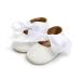 RVROVIC Baby Girl Moccasins Infant Princess Sparkly Premium Lightweight Soft Sole Prewalker Toddler Girls Shoes 0-6 Months 6 White