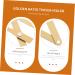 KALLORY 3 Pcs Second Generation Scale Metal Dies Printable Eyebrow Stencils Eyebrow Drawing Tool Make up 25x5x0.6cmx3pcs Goldenx3pcs - Buy Online on SooperMarket.com