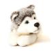 Uni-Toys - Husky puppy grey lying - 23 cm (length) - Plush dog pet - Plush toy cuddly toy