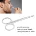 Professional Nose Hair Scissors - Stainless Steel Round Safety Tip Grooming Scissors for Men | Moustache Beard Eyebrow Trimmer - Buy Online on SooperMarket.com