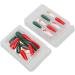 Christmas False Nails Thin Full Wrap Colourfast Pattern Fake Nails 30pcs for Christmas Holiday (0070 LJ04) - Buy Online on SooperMarket.com