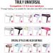 Universal Adjustable Hair Dryer Diffuser Attachment for Curly Hair - Fits Most Blow Dryers 4.3-6.5CM - Professional Salon Tool in Pink - Buy Online on SooperMarket.com