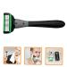 1 Set Razor Shavers for Men - Stainless Steel Manual Hair Clippers with Rubber Handle - Perfect for Smooth Shaving - Buy Online on SooperMarket.com