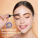 Charming 4D Tinted Eyebrow Gel in Dark Gray - Waterproof, Long Lasting, Non-Sticky, Cruelty Free & Paraben Free - Includes Spoolie Brush & Eyebrow Razor - 5.0g - Buy Online on SooperMarket.com