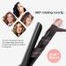 3/4 Inch Ceramic Curling Iron with LCD Display | 6 Temperature Settings Fast Heat Up & Dual Voltage | Hair Curler Includes Gloves (Black - Buy Online on SooperMarket.com