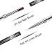 LEQ Dual-Ended Nail Design Brush | Rhinestone Handle UV Gel Nail Art Tool - Buy Online on SooperMarket.com