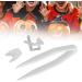 Plated English Letter X Teeth Brace Metal Fashionable Teeth Decoration Jewelry for Party (Silver Color) - Buy Online on SooperMarket.com