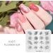 Alexnailart Nail Stamping Plate Multi-Pattern Print Image Stamper Scraper Tool FL019 - Buy Online on SooperMarket.com