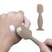 Aznever baby diaper-cream appliannia diaper cream patch safe cream spatula made of soft silicone smooth diaper cream spatula with suction cup base khaki