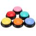6 Color Recordable Buttons for Dogs Dog Buttons for Communication Dog Talking Button Set Pet Training Buttons 30 Second Record & Playback Teach Your Dog to Talk - 6 Color Packs