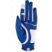 Zero Friction Ladies Compression-Fit Synthetic Golf Glove 2 Pack Includes free tee pack Universal-Fit - White-Blue - Buy Online on SooperMarket.com
