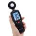 Digital Light Meter with Data Record, Backlight, Lux & Temperature Meter - 0-200,000 Lux/FC Measurement Range - MAX/MIN/Hold Function - Buy Online on SooperMarket.com