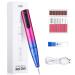 Cordless Nail Drill, Senignol 30000RPM Portable Nail Drill for Acrylic Nails Professional, Electric Nail File Kit with 5 Speeds, Manicure Pedicure Set, Christmas Gifts for Women Gradient