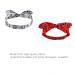 2PCS Red White Paisley Print Bandana Headband Set for Girls and Women - Buy Online on SooperMarket.com