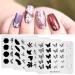Nail Stamping Plate Set - 4 Piece Feather Flower Leaves & Butterfly Templates | DIY Nail Art Tool & Stamper | International Shipping - Buy Online on SooperMarket.com