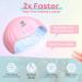 Modelones Gel Nail Kit - 12 Colors Pink Polish Set with 48W Lamp & Top Coats - Buy Online on SooperMarket.com