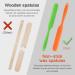 Bubuyun 8-Piece Non-Stick Wax Silicone Spatula Set | Reusable Hair Removal Applicators with Hooks | Ideal for Mixing & Scraping - Buy Online on SooperMarket.com