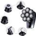 6-in-1 8D Bald Head Shaver for Men | Electric Razor with LED Display | Portable & Multifunctional Head Shavers - Buy Online on SooperMarket.com