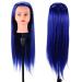 Hair training head human hair doll head hairdressing training head cosmetic doll head 24 inches (02#) 02 #
