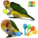 WACURRENTHYD 3PCS- Colourful Mini Ball Sand Hammer Parrot Rattle Shaker Musical Sound Toy Intelligent Sand Hammer Toys for Parakeets Canaries Cockatiels Conure Lovebirds(Random Color) - Buy Online on SooperMarket.com