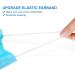 Brightt ASTM Level 3 Face Masks - 4 Ply Disposable Made in USA 50 Packs Elastic Ear Loops for Adults - International Shipping Available - Buy Online on SooperMarket.com