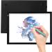 RTjoy A4 LED Light Pad | USB Powered Drawing Board with Adjustable Brightness | Ideal for Diamond Painting, Weeding Vinyl, and More | Black A4 Light Pad - Buy Online on SooperMarket.com