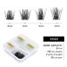 100 Pcs DIY Eyelash Extensions | Thin Stem Lash Cluster Set 10/12/14/16mm | Reusable Makeup | Self-application | HHX04 Mix10-16mm - Buy Online on SooperMarket.com