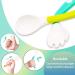 Novos Baby Utensils Set - Soft Grip Toddler Fork & Spoon with Travel Case | Perfect Feeding Learning Tool for Kids - Blue - Buy Online on SooperMarket.com