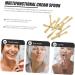 Baluue 8pcs Mask Spoon Skincare Spatula Cream Applicator Makeup Spatulas Makeup Scoop Skin Care Spatula Abs 6x0.7x0.7cm Golden - Buy Online on SooperMarket.com