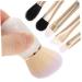 Buy Makeup Brush Set for Women - Portable Nanofiber Cosmetic Brushes - Ideal for Travel & Face Makeup - 10.6x5cm White - Buy Online on SooperMarket.com
