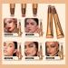 3Pcs Liquid Blusher for Cheeks Highlighter Makeup Stick Liquid Blush 3-in-1 Cheek Liquid Blush Highlighter Beauty Wall Shimmer Liquid Face Highlighter with Soft Cushion Applicator - Buy Online on SooperMarket.com