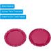 PATIKIL 1 Inch Flat Decorative Bottle Caps 50 Pack Craft Bottle Pendant Trays Double Sides Printed for DIY Pendants Craft Scrapbooks Rose Red - Buy Online on SooperMarket.com