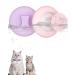 Simplethings waterproof Airtag dog collar anti-loss protective cover compatible with Apple Airtag GPS tracker silicone-air day holder for cat and dog collars pink+purple S-12mm