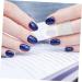 FRCOLOR 60 Pcs Nail Case Nail Soak off Caps Manicure Art Varnish Protector Nail Polish Varnish Protector Reusable Gelt Nail Gel Polish Nail Polish Protector Plastic Removal Tool Milk 4x2cmx3pcs As Shownx3pcs - Buy Online on SooperMarket.com