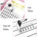 6D-C-0.07-11mm Short Stem Pre Made Fan Eyelash Extensions - Russian Volume Lashes 0.07 - 11mm Length - Buy Online on SooperMarket.com