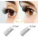 6D-C-0.07-11mm Short Stem Pre Made Fan Eyelash Extensions - Russian Volume Lashes 0.07 - 11mm Length - Buy Online on SooperMarket.com